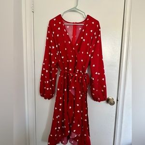 NWOT Shein Plus size 4x size 20/22 heart dress